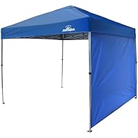 montagna スチールワイドタープテント2.5ｍ 日除けシート付き