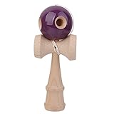 P Prettyia 競技用けん玉　けん玉　日本けん玉　木のおもちゃ　木製　 紫色 　