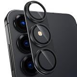 カメラフイルム Galaxy S25用 カメラ保護 全面保護 9H強化ガラス アルミ合金 ギャラクシー S25 レンズカバー 耐衝撃 露出オーバー防止 黒縁取り 超高透過率 プロテクター ブラック