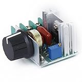 Dolity 2個入り　多機能 実用的 AC110-220V　2000W 　SCR　電圧　レギュレータ　調光モータ　速度　温度コントローラ