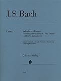 J.S.バッハ: イタリア協奏曲 ヘ長調 BWV 971、フランス風序曲 ロ短調 BWV 831, 4つのデュエット, ゴールドベルグ (ゴルトベルク)変奏曲 BWV 988/原典版 (運指なし)/ヘンレ社/ピアノ・ソロ