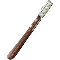 Niche　　美品(理容)FEATHER FSYSTEM(ブラック)レザー Amazon.co.jp: フェザー プロフェッショナルエフシステムレザー