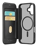 Cellularline ブランド iPhone 17 ケース 手帳型 MagSafe クリア 透明 背面クリア カード カードポケット カード入れ ビジネス ブラック 黒 iPhone17