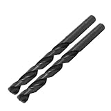 uxcell ハイスドリル　ドリル刃　ストレートシャンク　HSS製　穴あけ　7.1mm径　2個入り