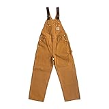 [ カーハート ] Carhartt ダック ビブ オーバーオール R01 股下 （約76cm） コットン つなぎ メンズ ブラウン Duck Bib Overall - Men's BRN - Ca