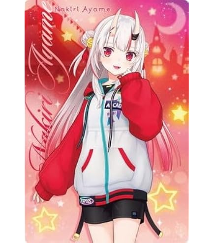 ホロライブ　メンバーシップ　応援デラックスプラン限定カード　百鬼あやめ ホロライブ メンバーシップ 応援デラックスプラン限定カード 百鬼