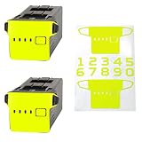 WRAPGRADE for Mavic 3 シリーズ Pro/Classic/Cine バッテリー2個用 スキンシール (ネオンイエロー)