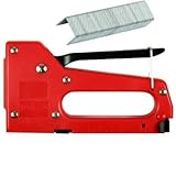 Tool Bench Hardware Staple Gun with 50 Staples included - Lightweight & Hand Powered [並行輸入品]