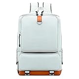 M0N0liTH マザーズバッグ PCリュック PCバッグ スクエア型 バッグ 大容量 ノート PC A4 サイズ メンズ レディース (グレー)