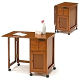 折りたたみ机 折りたたみテーブル 机 デスク マルチワゴン GF-900HT BR