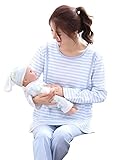 ﾌﾞﾙｰﾐﾝ ゼリーBlooming Jellyマタニティーパジャマ 授乳服 春 秋 冬 長袖 はは 大きいサイズ ストライプ 妊娠 上下セット 授乳口付き 婦人 ルームウェア寝巻き ナイトウェア マ