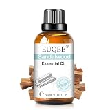 EUQEE サンダルウッド 白檀 エッセンシャルオイル 天然100％ 精油 アロマオイル 30ml アロマ 加湿器・ディフューザー・アロマストーン・お風呂