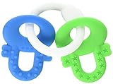 Baby Diva Teething Keys - Soft BPA Free Silicone (Blue) [並行輸入品]