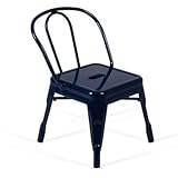 Aeon家具Clarise子供の椅子in Navy ( Set of 2 )