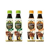 【セット売り】おうちドリンクバー 割るだけボスカフェ無糖340ml ×2本 + 割るだけボスカフェ甘さひかえめ340ml ×2本