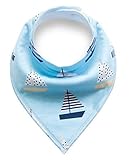 Morninggold ベビー ビブ 赤ちゃんのためのコットン制 三角 よだれかけ 無地 バンダナ型 (HML118)