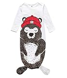 Rohern SLEEPWEAR ユニセックス・ベビー カラー: ブラウン