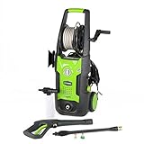 GreenWorks GPW1702 13 amp 1700 PSI 1.2 GPM Electric Pressure Washer with Hose Reel [並行輸入品]