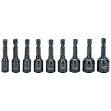 SAE Quick Change Magnetic Nutsetter Set 9 Piece from TNM by Harbor Freight Tools