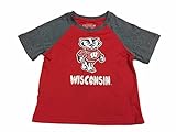 Wisconsin Badgersコロシアム幼児ボーイズレッドグレーSS Tシャツ&パンツセット( 3t )