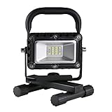 ICOCO 投光器 作業灯 スポットライト 作業用照明 充電式作業灯 探照灯 IP65防水 自動車 トラック用品 車外灯 汎用作業灯 地震 防災対策 アウトドア 夜間作業　災害現場に大活躍 運びやすい