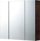 LIXIL(リクシル) INAX ミラーキャビネット 3面鏡 コンセント付 クリエダーク TSF-D124PR/LD