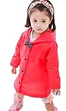 JOLIE JOIE レインコート キッズ カッパ 雨具 レインウェア 子供 女の子 可愛い バッグ付き Cピンク S A87