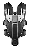 BABYBJ?RN Baby Carrier Miracle (Black/Silver, Cotton Mix)