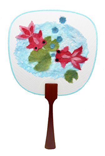 和紙ちぎり絵 豆うちわ 金魚 手作りキット の価格比較 Heim ハイム