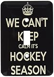 3drose LSP _ 171921 _ 1 We Cant Keep Calm Its Hockey Season、ブラックとゴールドSingle切り替えスイッチ