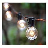 100Ft G40 Globe String Lights with Bulbs-UL Listd for Indoor/Outdoor Commercial Decor [並行輸入品]