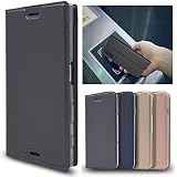 ソニー エクスぺリア 10 IV ケース 手帳型 Sony Xperia 10 IV スマホケース エクスぺリア SO-52C 携帯カバー Xperia 10 IV ケース SOG07 手帳型 SO-52CJaorty内蔵マグネット カードポケット スタンド機能 高級PUレ 防塵 軽量 超薄型 耐摩擦 人気 選べる４色-グレー