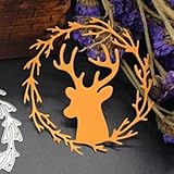 Branch Deer Cutting Dies Stencil DIY Scrapbook Embossing Album Paper Craft Decor