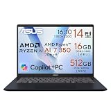 ASUS ノートパソコン Vivobook 14 M1407KA 14インチ AMD Ryzen AI 7 350 メモリ16GB SSD 512GB Windows 11 重量 1.54kg Wi-Fi 6E Webカメラ内蔵 Type-C給電対応 Copilot+PC AI PC M1407KA-AI7165W