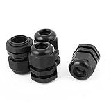 uxcell ケーブルグランド　プラスチック　ケーブルグランドジョイント　防水コネクタグランド　6-12mm