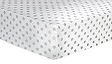 Trend Lab Gray Dot Deluxe Flannel Fitted Crib Sheet by Trend Lab [並行輸入品]
