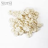 Neitsi(ネイティス)ゴム指サック　ラテックス指サック静電気防止指袋　指ドームゴム手袋　白 (白20個)