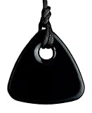Teething Bling Onyx Triangle Pendant Teether Necklace by Teething Bling [並行輸入品]