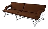 ソファベッド (Tante) (ブラウン) ソファ/ベッド/カウチスタイル/コンパクト収納