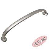 Cosmas 827 – 160snサテンニッケルキャビネットハードウェアハンドルプル – 6 – 5 / 16 " ( 160 mm )穴中心 – 10パック