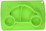 Car Silicone Baby Placemat - Square - Green [並行輸入品]