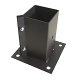 サンカ 75mm柱用受金具 プレート WD-0050
