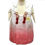 七五三 ぼかし被布コート 2サイズ2色/M ピンク