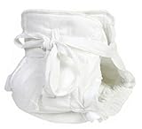 エルフ ベビー(Fairy Baby) 新生児用 多機能生態綿漏れ止め厚いガーゼ赤ちゃん布おむつ 6重 ホワイト