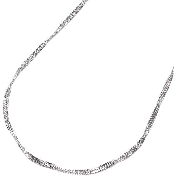 いのさん　プラチナリング　スクリューチェーン　チェーンリング　2.4㎜幅 いのさん プラチナリング スクリューチェーン チェーンリング