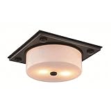 エレガントな照明1480 F13 Travis 2ライト12 – 1 / 2 " Wideフラッシュマウントボウル天井fi、 1480F13BZ 1