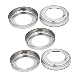 uxcell 手すり部品　ブラケット　ハンドレールプレートカバー　 ラダーカバー 安全な手すり用 304ステンレス鋼 5個入り