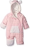 Jessica Simpson Baby Girls' Bubble Asymmetrical Pram with Hood Pink 6-9 Months [並行輸入品]