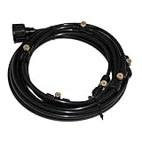 ゴシレ Gosear 6m 6 ノズル 3/4 インチ屋外噴霧冷却システムセット冷却消毒ダストリダクション造園塩水噴霧試験
