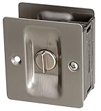 Stanley National S837-567 Stanley Hardware 83-7567 Pocket Door Latch - Satin Nickel by Stanley Natio